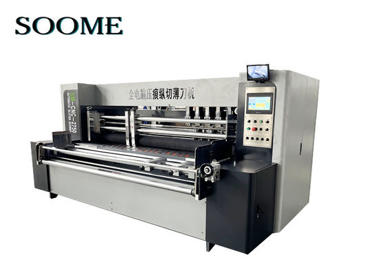 150 mm Min. Slitter large taille ondulée couteau mince Slitter Scorer Machine