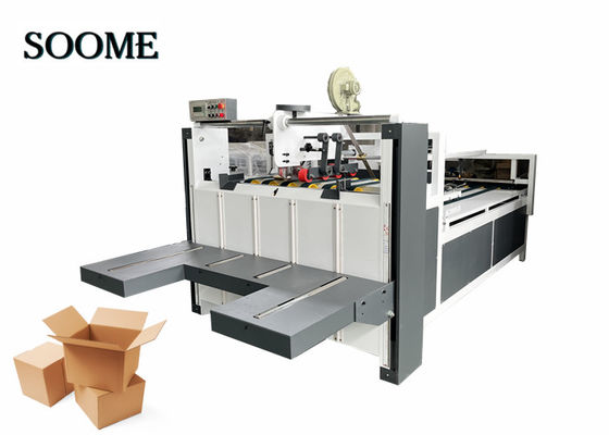 Machine à coller les dossiers pour le pliage des boîtes ondulées Min. taille ouverte 800*290mm