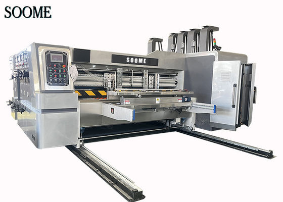 3 machines d'impression à boîtes ondulées