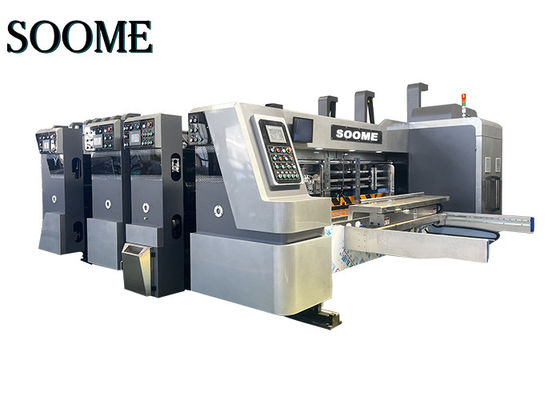 Économique 1 couleur en carton ondulé Flexo imprimante Slotter Die Cutter pour la fabrication de petites boîtes d'impression