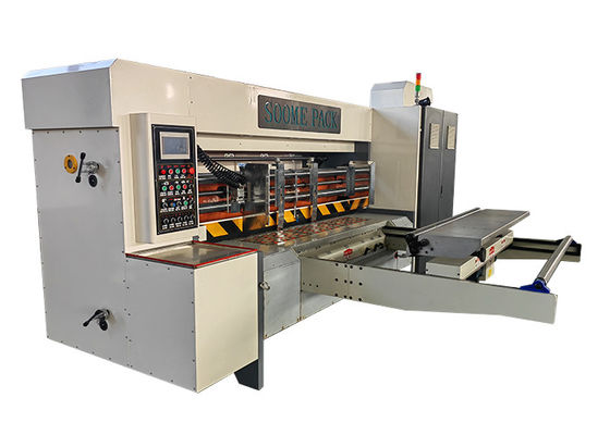 Machine de découpe à matrices rotatives à feuille de rouleau multi-fonction pour machine à carton ondulé