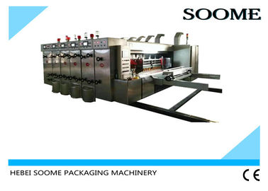 L'imprimante à grande vitesse Slotter de Flexo meurent machine d'impression de carton de coupeur avec le PLC