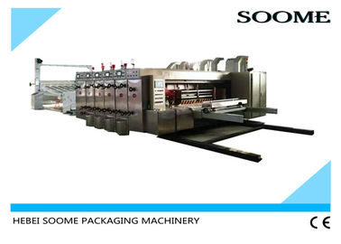 L'imprimante à grande vitesse Slotter de Flexo meurent machine d'impression de carton de coupeur avec le PLC