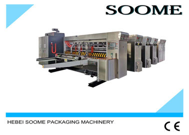 Machine d'impression complètement automatique de Flexo pour le certificat ondulé de la CE de carton