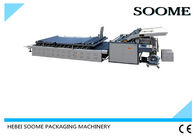 Machine de stratification imprimée de cannelure de papier supérieure, lamineur semi automatique pour la boîte de carton