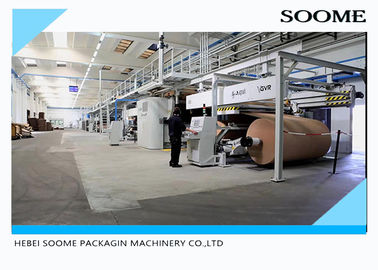 Chaîne de production micro de carton de carton ondulé équipement industriel de boîte en carton