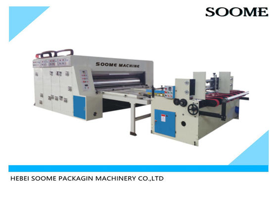 Machine d'impression de Flexo de couleur du carton 60pcs/Min 2 avec Slotter
