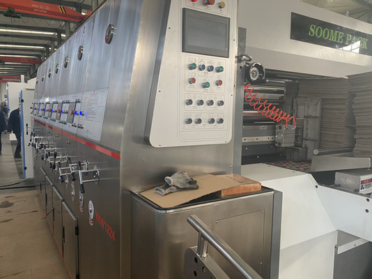 1224 imprimante couleur ondulée de la boîte 4 de carton Slotter Die Cutter