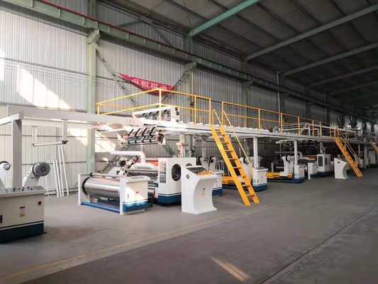 Automatisé 3 5 chaîne de production en carton ondulé de 7 plis CE