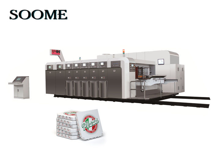 Imprimante flexoprécipitée ondulée en carton 1200*2400 mm, machine à découper sous pression pour l'emballage de boîtes