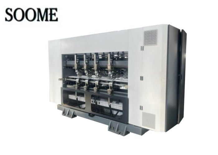 Efficacité Machine de découpe à lame mince 1800/2200 Modèle avec couleur personnalisée pour la fabrication de boîtes ondulées